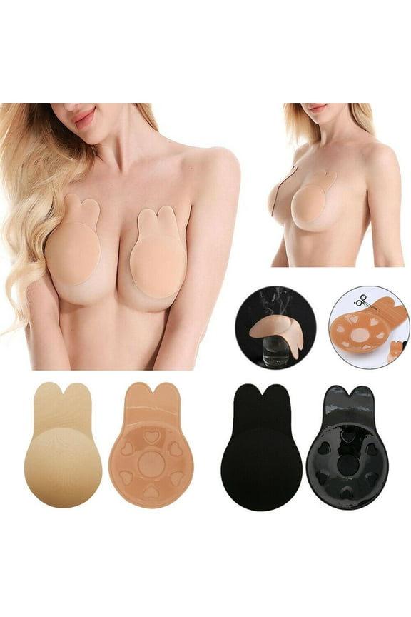 Women Invisible Silicone Breast Pads Boob Lift Tape Bra Breast Cover Sticker Pad