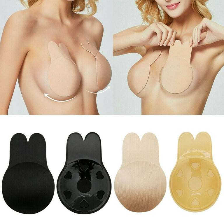 Silicone Invisible Adhesive Push Up Bra Pads Bust Nipple Cover Chest  Stickers