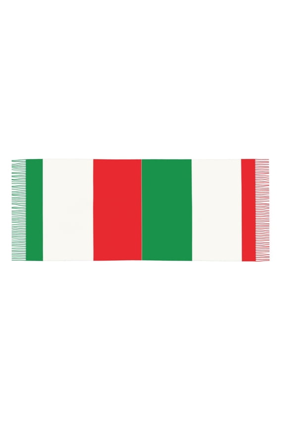 Women Italian Flag Scarf Large Shawls For Travel Office