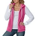 thumbnail image 1 of Women Jackets Fall Polar Hooded Vest Solid Sleeveless Drawstring Waistcoat Winter Clothes, 1 of 5