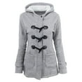 thumbnail image 1 of Women Jackets Winter Overcoat Zip Causal Outwear Coat Female Hooded Casaco Lady, 1 of 7