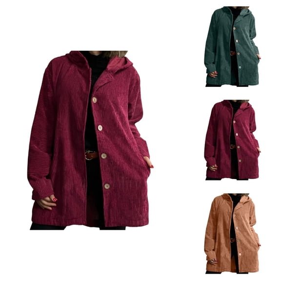 Women Jackets Womens Fall Jackets Women's Quilted Puffer Jacket - Lightweight Winter Outerwear, Filled with Down Alternative, Casual Style