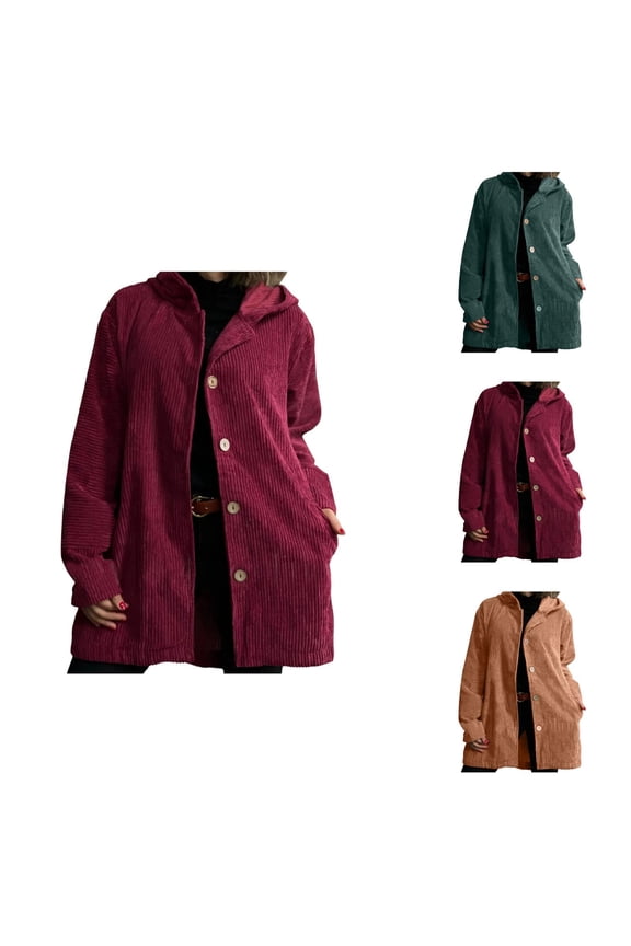 Women Jackets Womens Fall Jackets Women's Quilted Puffer Jacket - Lightweight Winter Outerwear, Filled with Down Alternative, Casual Style