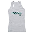 thumbnail image 1 of Women Jacksonville University Dolphins Script Tank T-Shirt, Heather Grey - Small, 1 of 1