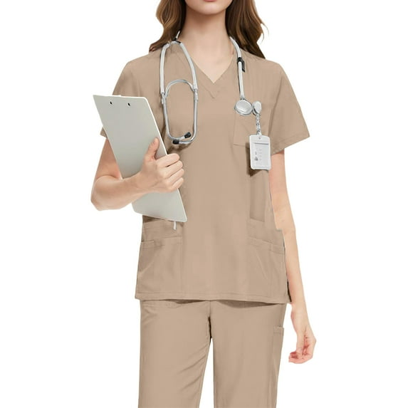 Women Jogger Sets Nurse Scrubs Sets Nursing Elastic Pants Works Nurses Uniform Nurse Doctor Dustproof Workwear