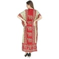 thumbnail image 1 of Women Kaftan Night Dress Kimono Caftan Beach Maxi Boho Long Top Tunic Cover Up, 1 of 2