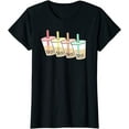 thumbnail image 1 of Women Kawaii Boba Milk Tea Tops Girl Short Sleeve Casual Round Neck Tee, 1 of 3