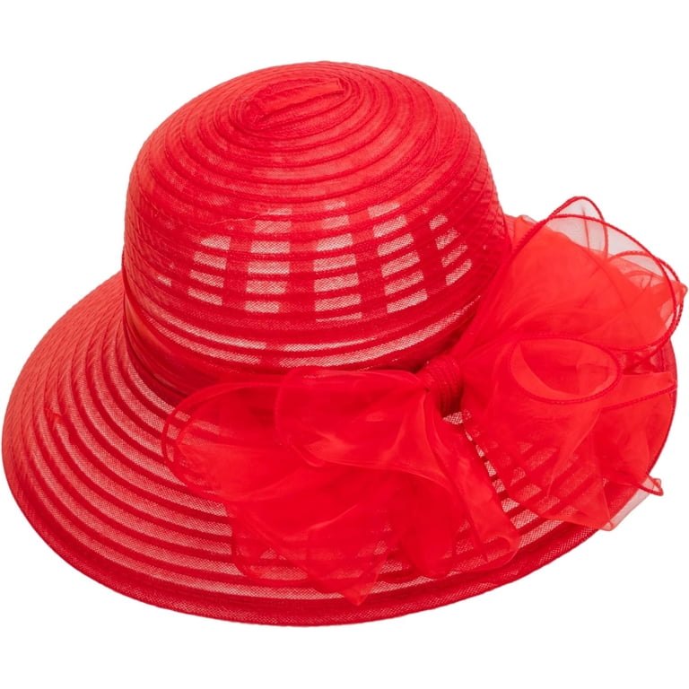 Women Kentucky Organza Derby Hat, Bridal Wedding Church Tea  display picture 1