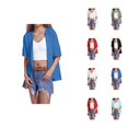thumbnail image 1 of Women Kimono Cardigan Solid Color Summer Loose Cover Ups Casual Lightweight Blouse Beach Boho Shawl Tops Cardigan Sweaters for Women, 1 of 2