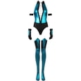 thumbnail image 1 of Women Kitana Blue Sexy Jumpsuit Outfit, 1 of 8