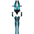 thumbnail image 1 of Kitana Same Cloth Women Kitana Blue Sexy Jumpsuit Outfit, 1 of 8