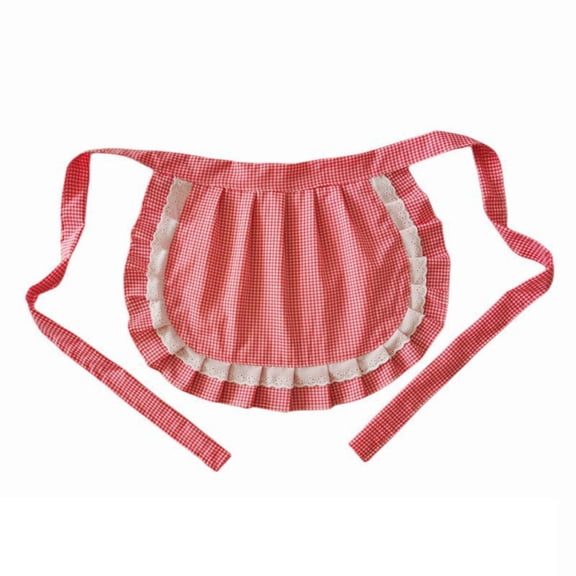Women Kitchen Cooking Apron Waist Apron Cooking Baking Apron Waitress Servant Apron for Home Kitchen Bakery Restaurant