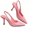 thumbnail image 1 of CHICVOMEY Women Kitten Heels Pointed Toe Slip-Resistant Adjustable Slingback Strap Comfortable 3.55in Sexy Womens Heels for Party Banquet Stage Daily, 1 of 9