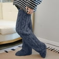 thumbnail image 1 of Women Knee High Fuzzy Socks Women Leg Warmers Socks Long Warm Socks for Women Fuzzy Socks Women, 1 of 5