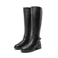 thumbnail image 1 of Women Knee High Riding Boots Classic Equestrian Style Comfortable Tall Boots for Casual or Dress Wear, 1 of 8