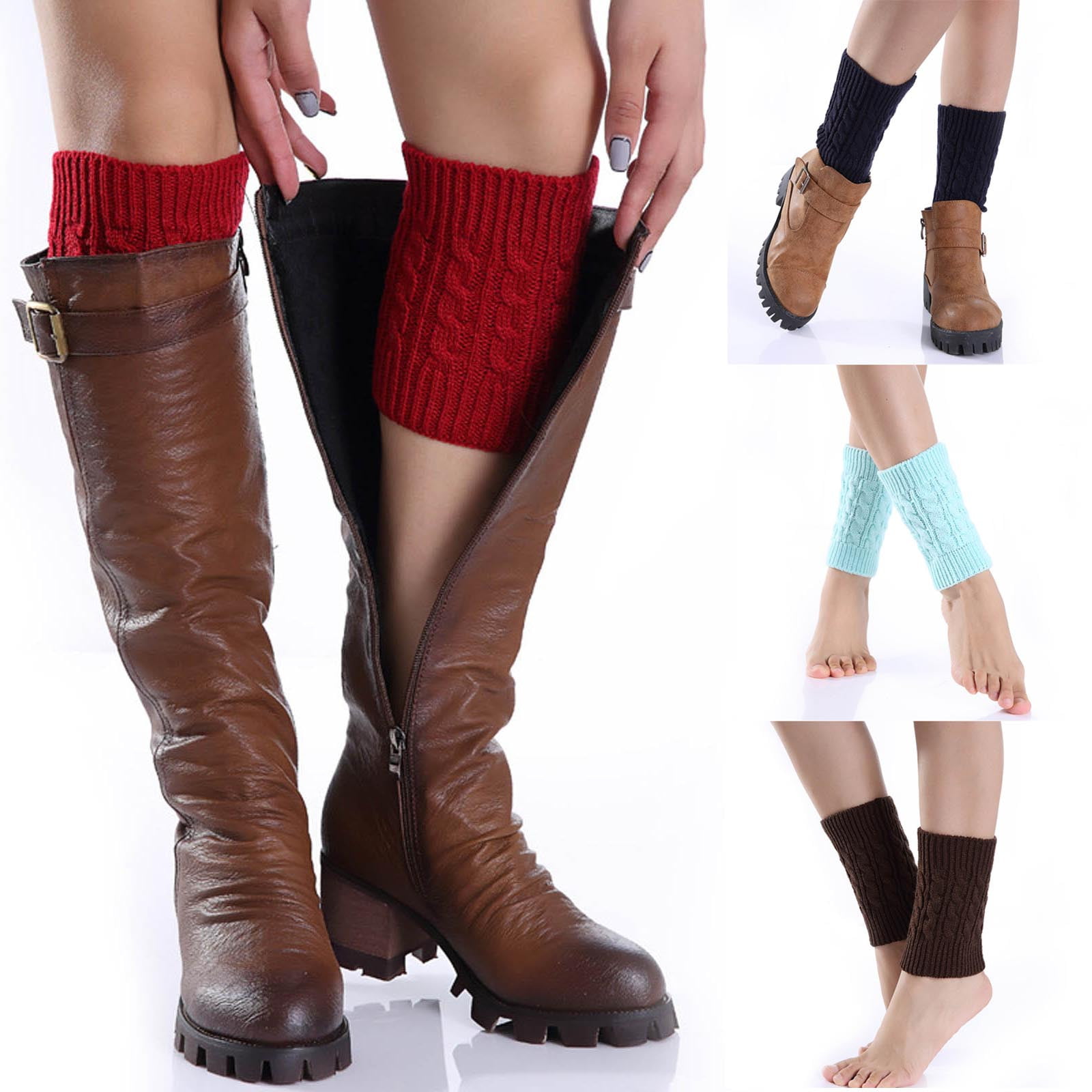 Gilbins Women's Fashion Long Boot Socks Stretchy Over Knee High