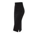thumbnail image 1 of Women Knit Pencil Skirt Knee Length High Waisted Slit Bodycon Sweater Skirts with Buttons, 1 of 1