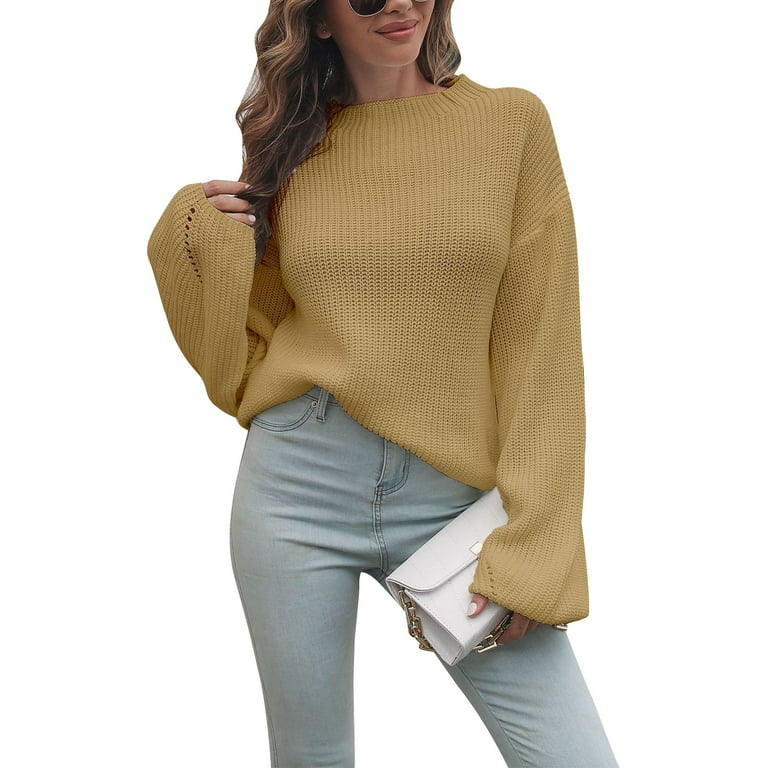 Bell Sleeve Pure Color Sweatshirt Bell Sleeve Pure Color Sweatshirt