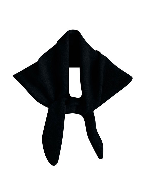 Women Knitted Triangular Scarf, Lightweight Soft Neck Warmer Shawl with Cut-Out, Versatile Knit Neck Wrap for Daily Fall Outfit