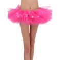thumbnail image 1 of Women LED Light Up Tutu Skirt for Party Stage Costume Nightclub,Rose, 1 of 2