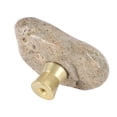 thumbnail image 1 of Hemobllo 1Pc Dark Brown Stone Furniture Handle Practical Cabinet Pull for Wardrobe Drawers, 1 of 8