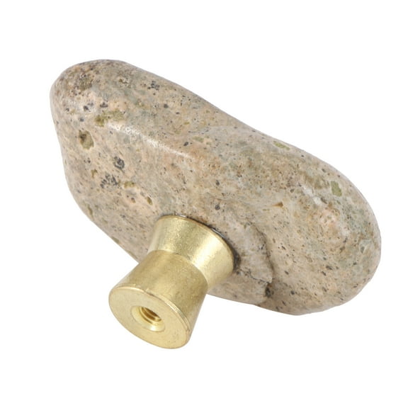 Hemobllo 1Pc Dark Brown Stone Cabinet Handle Practical Furniture Accessory for Door Drawer