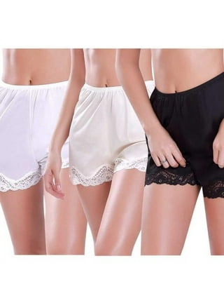 heekpek Womens Slip Shorts 3 Pack Lace Smooth Soft Stretch Safety Panties  Under Dress Anti Chafing Underwear Short Leggings : : Clothing,  Shoes & Accessories
