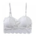 thumbnail image 1 of Women Lace Bra,3/4 Cup Bra,Wire Free Bra,Seamless Lingerie,Adjustable Strap Bra,Removable Padded Bra,Lace Brim Bra,Female Casual Underwear, 1 of 5