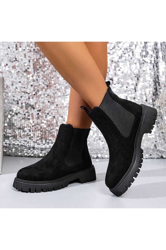 Women Lace Up Chunky Platform Combat Ankle Boots, Matte Textured Fabric, Thick Cloud Cushion Insole, Deep Lug Anti Slip Outsole, Edgy Retro Silhouette for Daily Street Fashion Party Outfits,Black 7