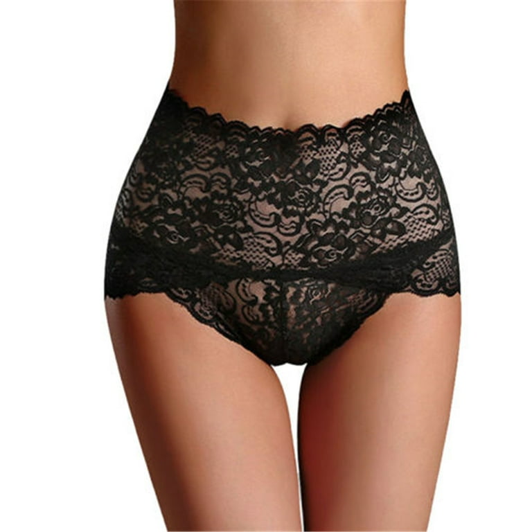 Women Lace High Waist Seamless Underwear Panties Knickers Lingeries Briefs