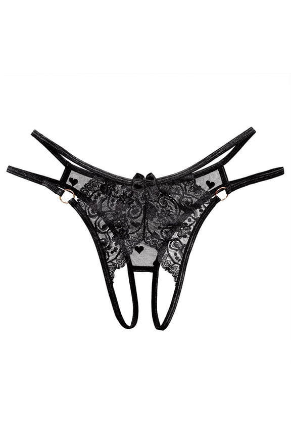 Women Lace Low Waist Briefs Panties G-string T Back Underwear