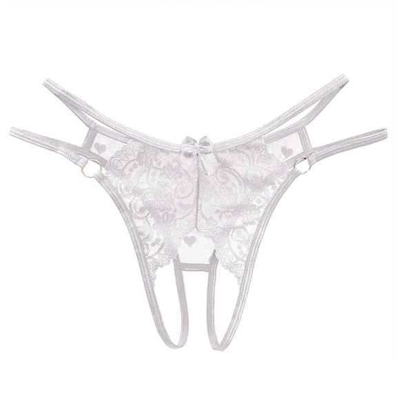 Women Lace Low Waist Briefs Panties G-string T Back Underwear