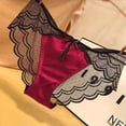thumbnail image 1 of Women Lace Panties Lingerie Soft Satin Silky Underwear Knickers Briefs Seamless, 1 of 8