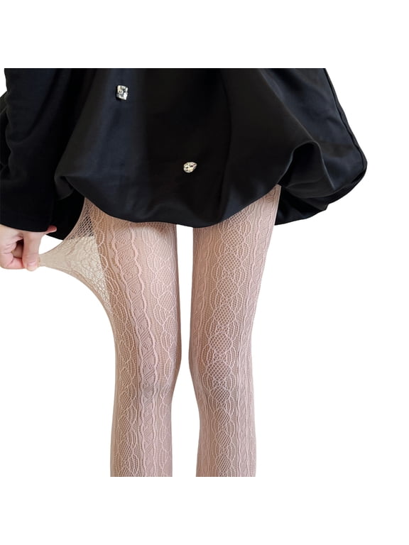 Women Lace Patterned Tights Fishnet Stockings Pantyhose Patterned Net Stockings Pantyhose for Raves Party Clubwear
