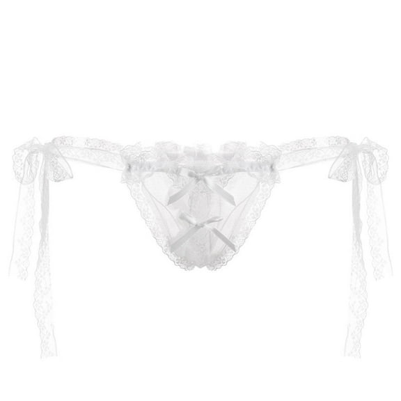 Women Lace Sexy Thong Lace Up Sexy Open Crotch T Pants Ladies Temptation Panties Adjustable Size Sexy Panties