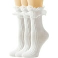 thumbnail image 1 of Women Lace Socks Ruffle Frilly Socks - Comfortable Cotton Cute Socks Princess Lolita for Ladies Gril, 1 of 1