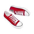 thumbnail image 1 of UYSYZBC Women Lace up Walking Canvas Tennis Sneakers, Low Top Casual Comfort Flat Shoes, 1 of 8