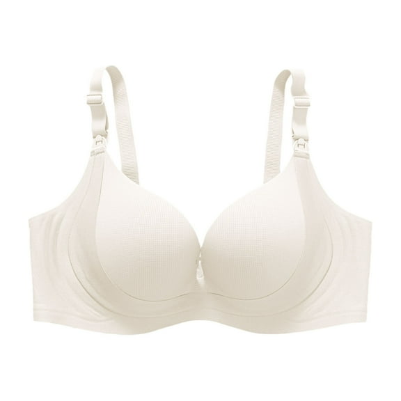 Women Lactation Nursing Bra Breathable Maternity Support Push Up Comfortable Soft Wireless Everyday Wear