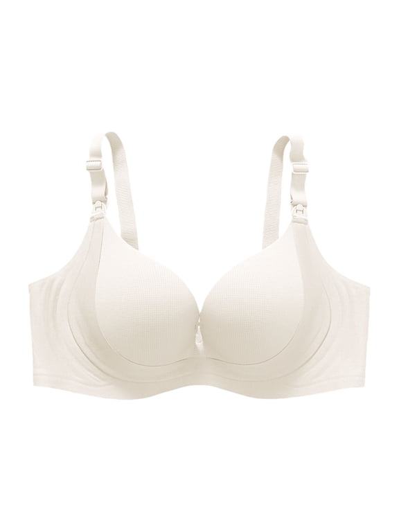Women Lactation Nursing Bra Breathable Maternity Support Push Up Comfortable Soft Wireless Everyday Wear