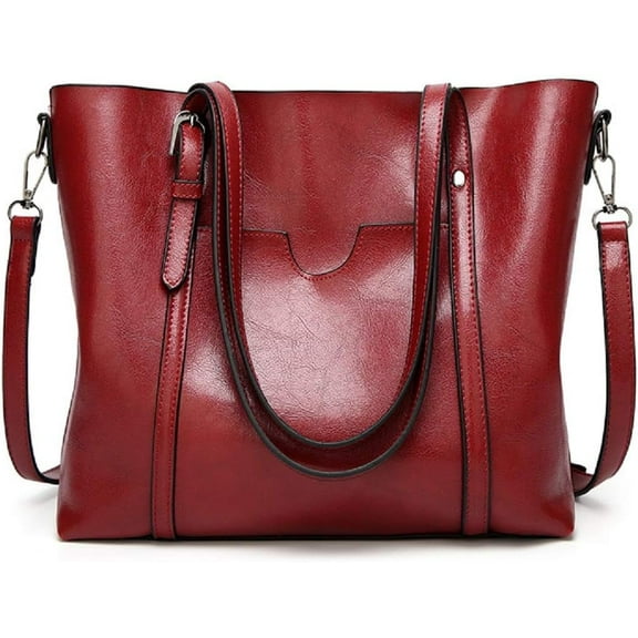 Women's Purses and Handbags for Women PU Leather Top Handle Satchel Ladies Shoulder Tote Bags