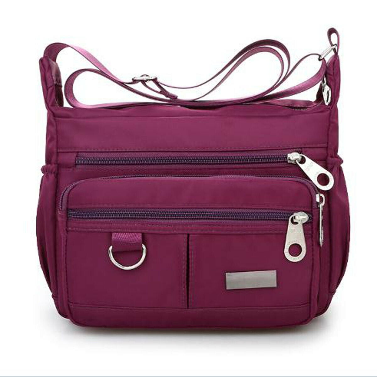 ★TOUT Y EST★ Multi Pocket Plus Crossbody Bag Purple 259775 Mini Base | Cloud Crossbody Bag With Zip – Base Supply