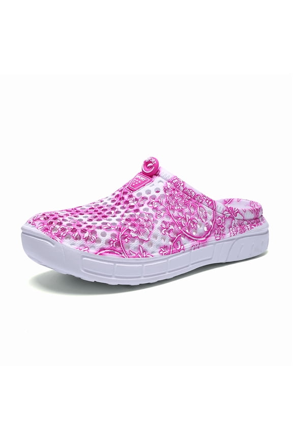 Women Ladies Lightweight Slip On Rubber Water Garden Outdoor Clogs Sandals