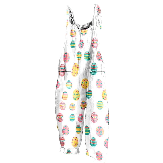 Women Ladies Printed Summer Sleeveless Backless Loose Long Playsuits Rompers Jumpsuit