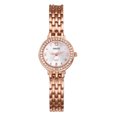 Women Ladies Quartz Watch Stainless Steel Bling Rhinestone Waterproof