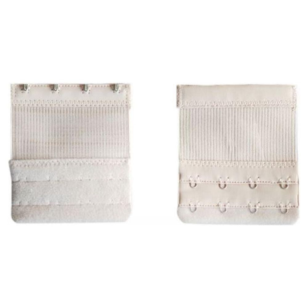 Women Ladies Soft Comfortable Back Bra 2 Rows 4 Hooks Band Extension Strap Extender - Walmart.com