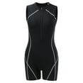 thumbnail image 1 of Women Ladies Swimsuit Boyshort Short Sleeve Rashguard Contrast Line Snorkel Surf Suit Sport Bathing Suit Women's Transparent Bikini Gray Bikini Top Bikini Back Swimsuit Bottoms Women's Bandeau Bikini, 1 of 8