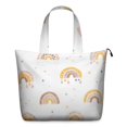 thumbnail image 1 of Women Ladies Travel Weekender Bag Rainbow Cartoon Tote Bag Fit . Inch Laptop Computer Gym Duffle for Gym Sessions Yoga Classes, 1 of 5