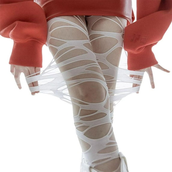 Women Ladies Ultrathin Sheer Lace Top Thigh High Silk Thin Stockings