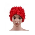 thumbnail image 1 of Women Ladies Vintage Style Floral Flower Adult Swimming Swim Cap Bathing Hat, 1 of 5