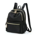 thumbnail image 1 of Women Ladies Waterproof Black Backpack Rucksack Womens Travel School Shoulder Bags, 1 of 6